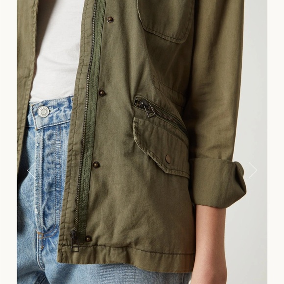 Lily Aldridge for Velvet by Graham & Spencer Army Jacket size small. - Picture 2 of 7